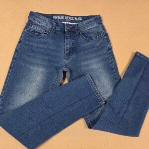 Vintage Genes Black (VGB) Jeans Blue Slim Fit 28x30